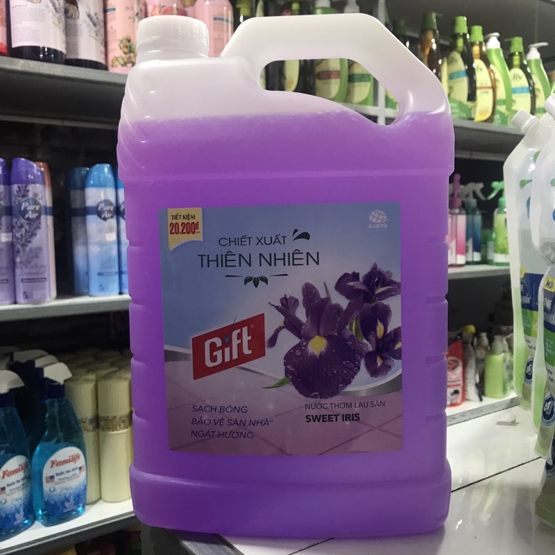 Nước lau sàn nhà Gift sweet lris 3.8kg 