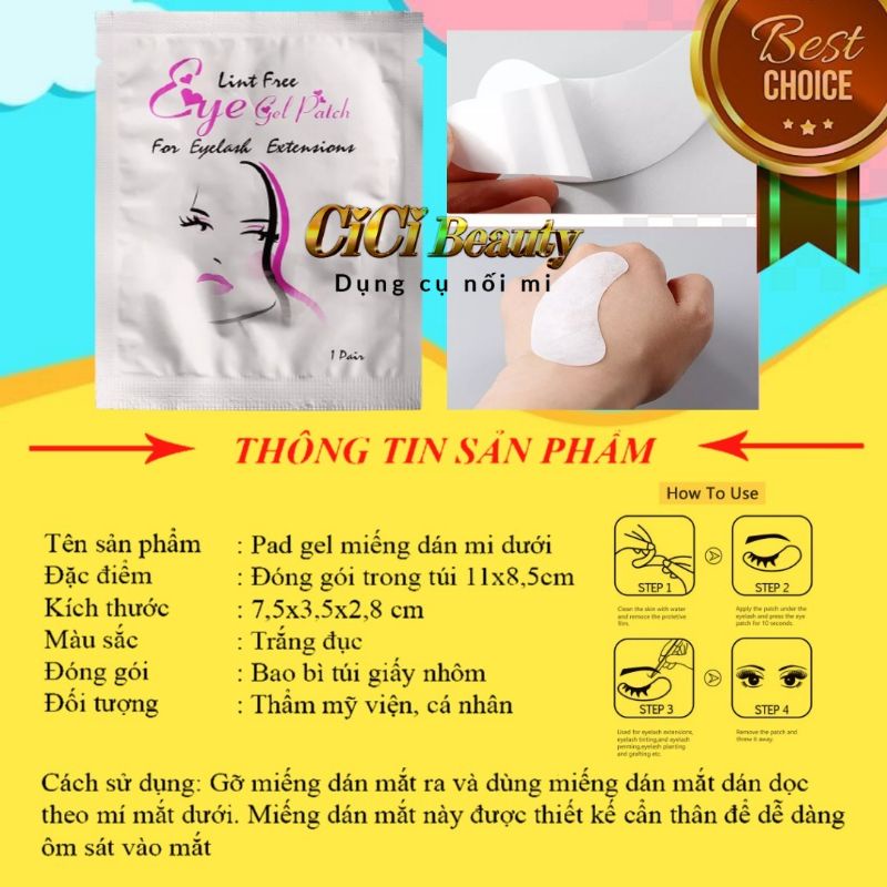 Miếng Dán Mi Dưới _ Gel Pad dán mí _ Eyepad dán mí