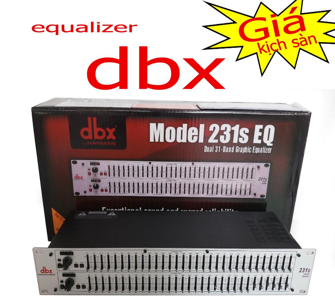 lọc xì equalizer cao cấp DBX 231S - TẶNG 2 dâyCANON