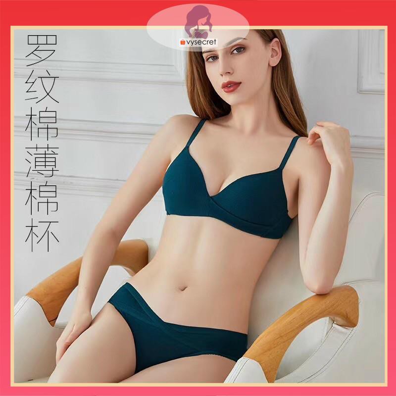 Bộ đồ lót VY SECRET,set nội y  cotton tôn đang,nâng ngực ,mềm mại C230 | BigBuy360 - bigbuy360.vn