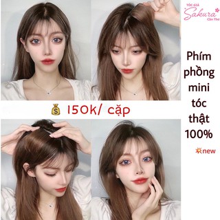 Phím Phồng Mini Tóc Thật 100% ❤️ Free Ship ❤️ Tóc cao cấp chịu nhiệt- video & hình thật