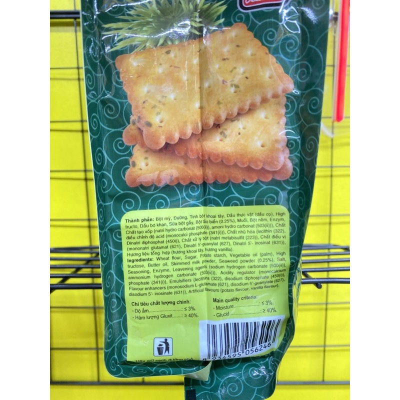 Bánh cracker vị tảo biển Kami gói 210g