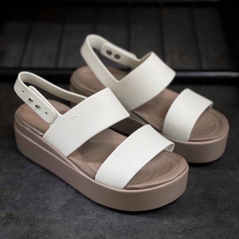 Giày Sandal nhựa đi mưa Cross Brooklyn đế cao 5cm