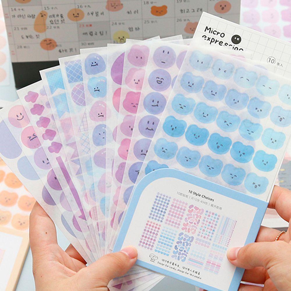 Lanfy Nhãn Dán Trang Trí Sổ Tay/Điện Thoại/ Album Ảnh/Đồ Dùng Hình Biểu Tượng Cảm Xúc Bằng Giấy Dán Trang Trí Album Ảnh/Điện Thoại/Nhật Ký