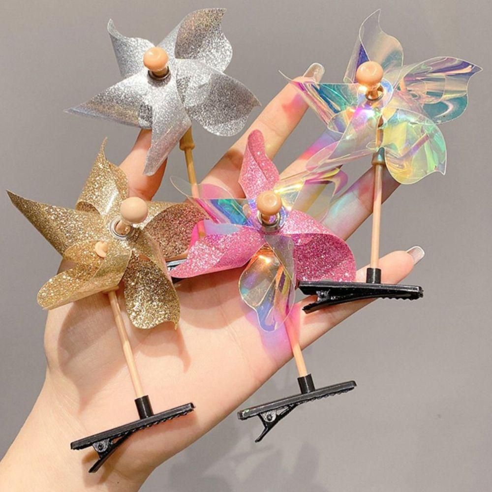 Kẹp Tóc Hình Cối Xay Gió 3D Nhiều Màu Sắc Phong Cách Hàn Quốc Cho Nữ