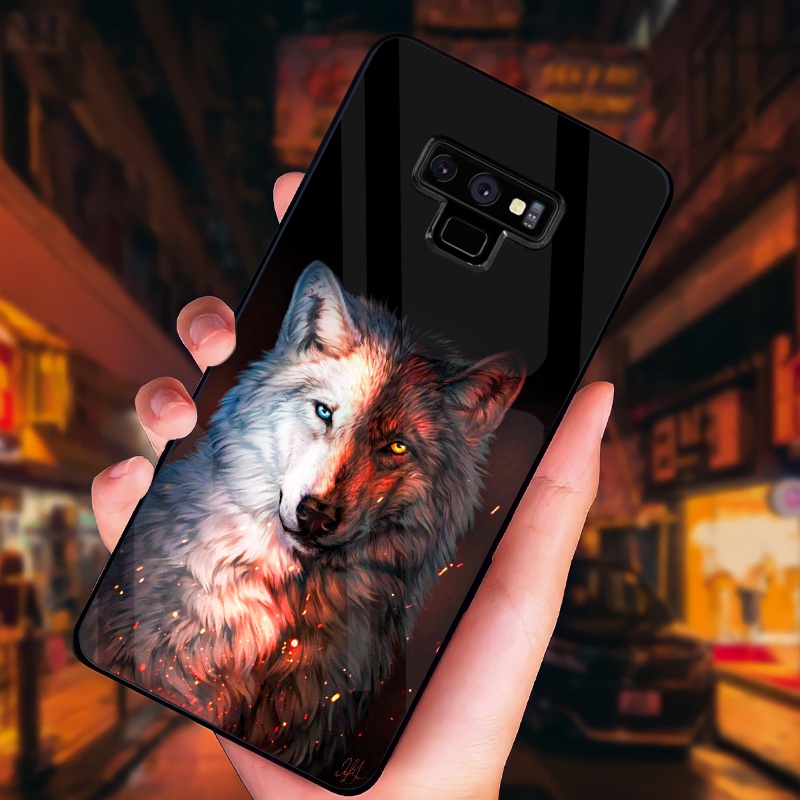 Ốp Lưng Samsung Note 9 Mặt kính cường sang trọng, cao cấp, sáng bóng