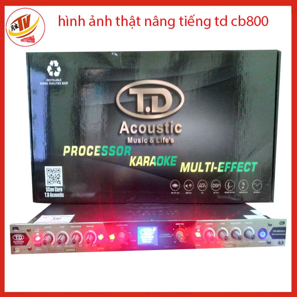 [Mã ELHACE giảm 4% đơn 300K] [kèm micro mv01] Nâng tiếng karaoke TD Acoustic cb 800