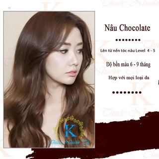 Thuốc nhuộm tóc NÂU CHOCOLATE Chenglovehairs, Chengloveshair, Chengloveshairs, Chenglovehair