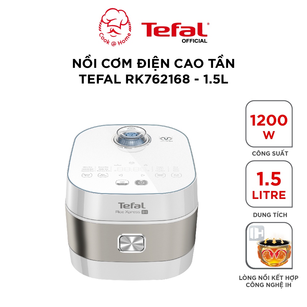 Nồi cơm điện tử cao tần Tefal RK762168 – 1.5L, 1200W