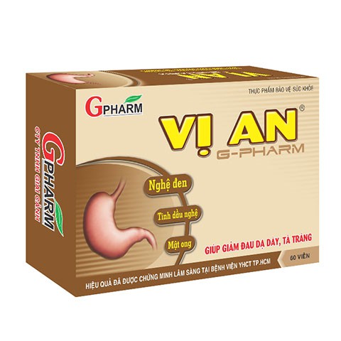 Vị An GPharm - Hỗ trợ giảm cơn đau, co thắt dạ dày, ngăn ngừa viêm loét, ợ chua