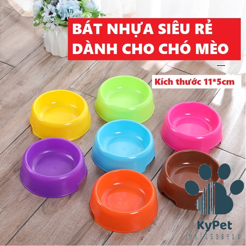 BÁT ĂN DÀNH CHO CHÓ MÈO- BÁT NHỰA SIÊU RẺ
