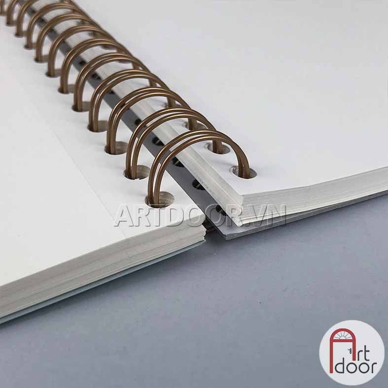 [ARTDOOR] Sổ vẽ chì CLAIREFONTAINE Sketch giấy Ngà mỏng 90gsm (vân mịn)