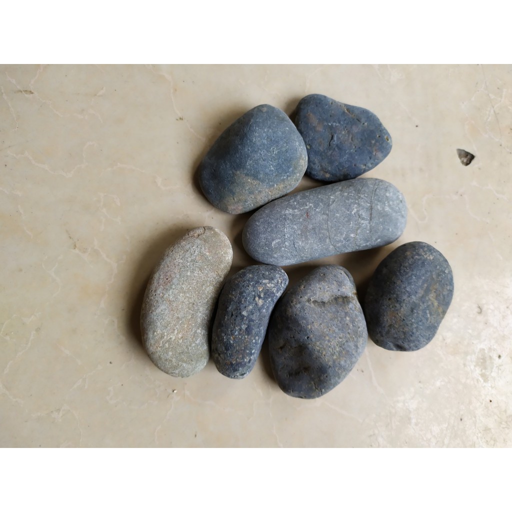 Sỏi  cuội đen 1 kg Trang Trí Sân Vườn, Lót Chậu, Trang Trí Bể Cá, Trang Trí Thủy Sinh 1kg