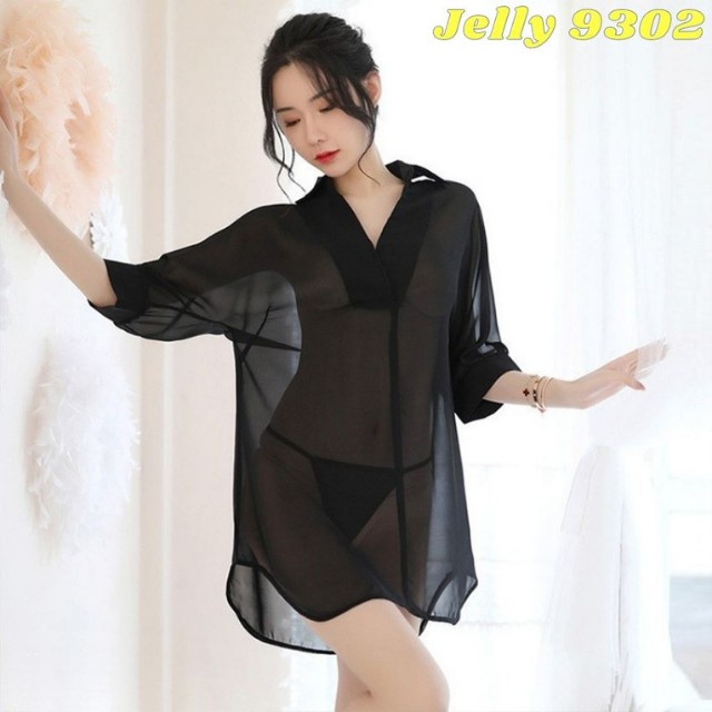 [QUÀ TẶNG] Váy Ngủ Sơ Mi Voan Mỏng Có Dây Thắt Eo Xuyên Thấu Gợi Cảm Sexy - Đầm Ngủ Nữ Dễ Thương Phong Cách Hàn Quốc