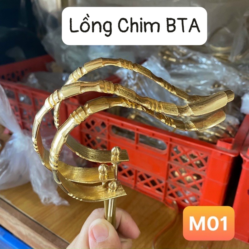 Móc đồng kiểu đa dạng cho lồng chào mào, choè than/lửa giá rẻ - Lồng Chim BTA