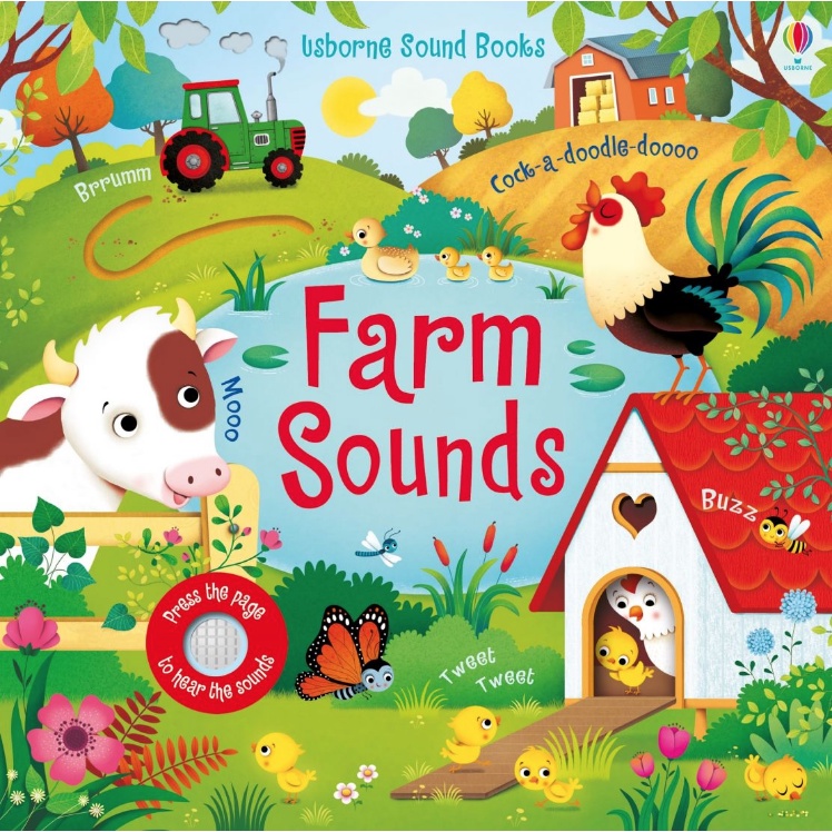 Sách Tiếng Anh Usborne Garden Sounds Jungle Sounds Poppy and Sam Noisy Tructor