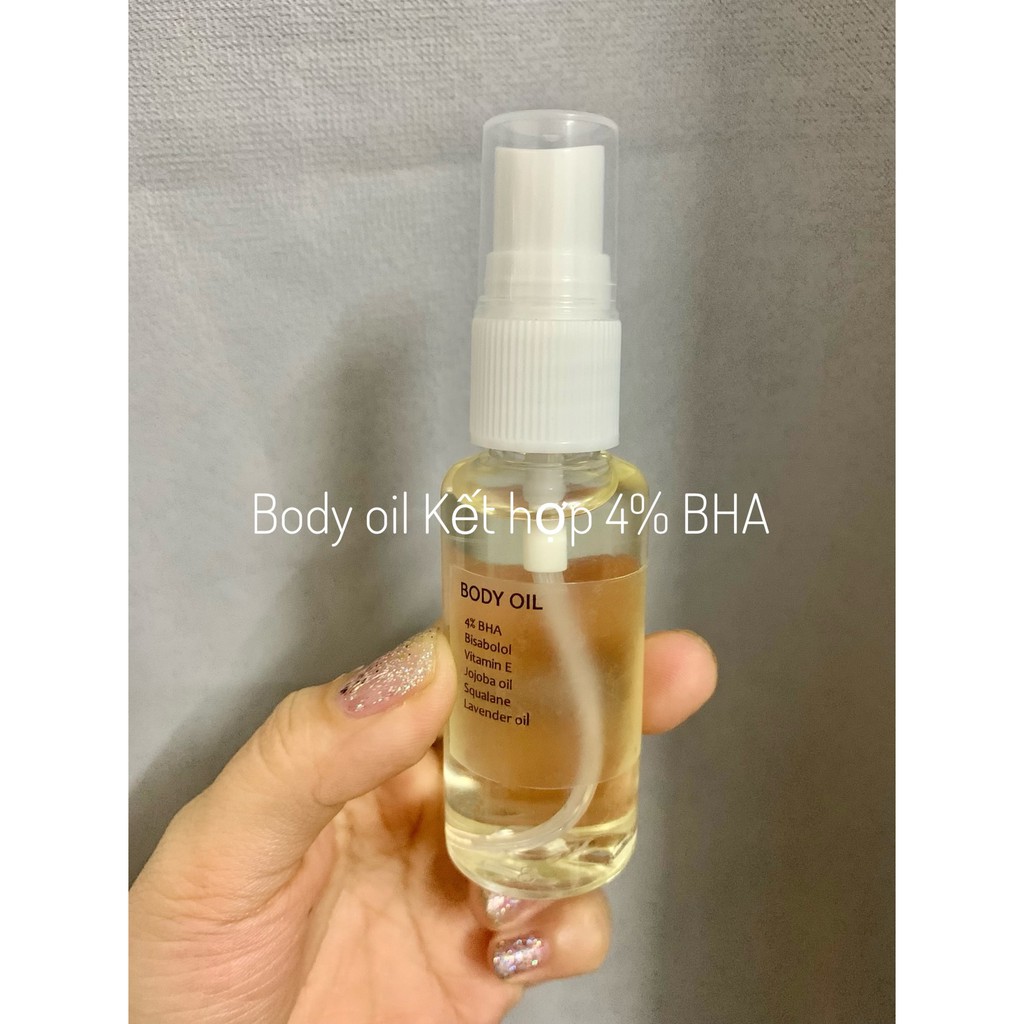 [Siêu thấm 3S - Body Oil 4% BHA] Dầu dưỡng trắng da body chai 30ml | BigBuy360 - bigbuy360.vn
