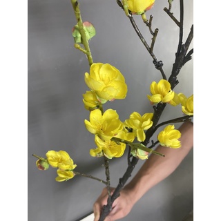 Cành đào đại [ Hoa lụa Lachance , Hoa đào, Hoa lễ tết ] - HTET007 - HTET008 -