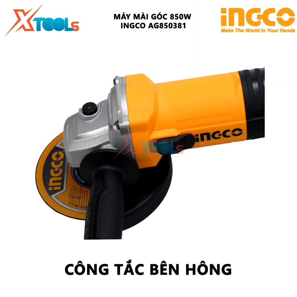 Máy mài góc INGCO AG850381 | máy mài cầm tay 220-240V~50/60Hz