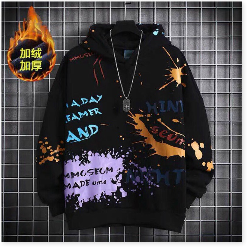 Áo khoác hoodies có mũ nam hoạ tiết cực chất rực rỡ phong cách mới 2021 KHÁNH AN STORE
