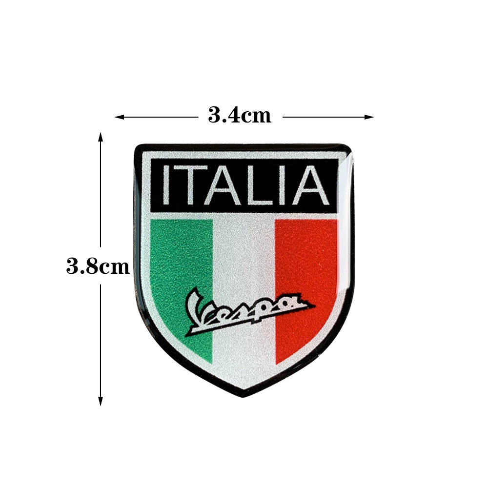 3D Vespa Phản chiếu Nam châm mềm Nhãn dán Phụ kiện xe máy Đối với PIAGGIO Vespa GTS300 LX125 LX150 125 150 tức là Sprint Primavera 300