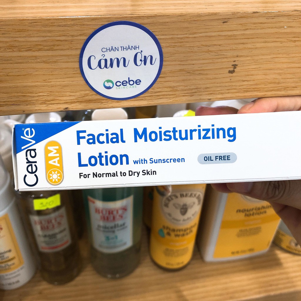 Kem dưỡng CeraVe AM Facial Moisturizing Lotion SPF 30 (89mL)