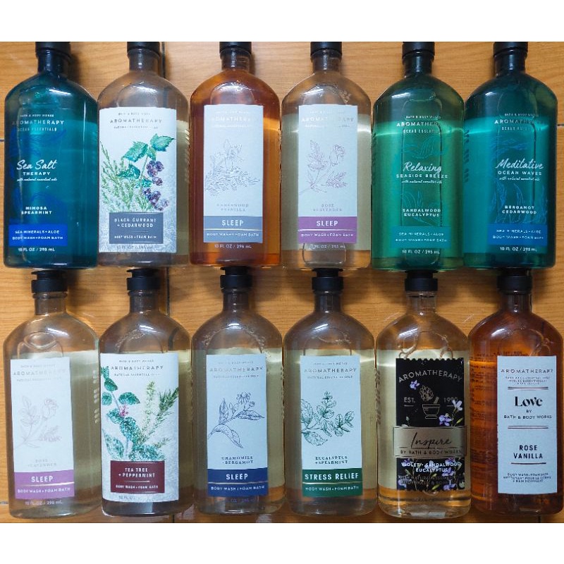 SỮA TẮM THƯ GIÃN BATH & BODY WORKS 295ML CÁC MÙI