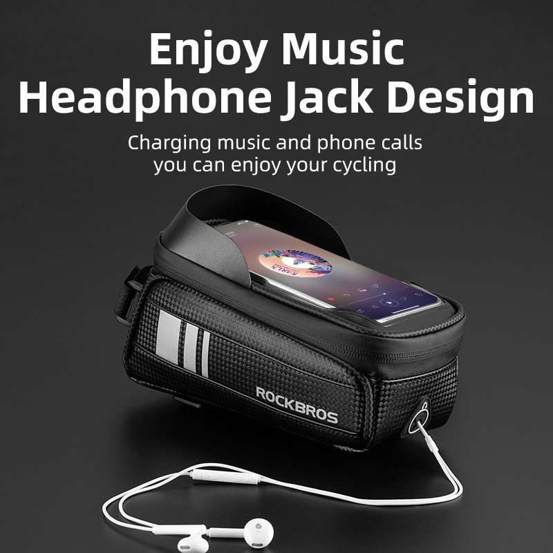 Rockbros Túi Đựng Điện Thoại Gắn Xe Đạp Tiện Dụng