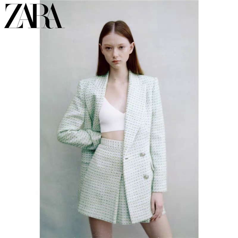 [kèm ảnh thật] Set áo váy dạ ZARA