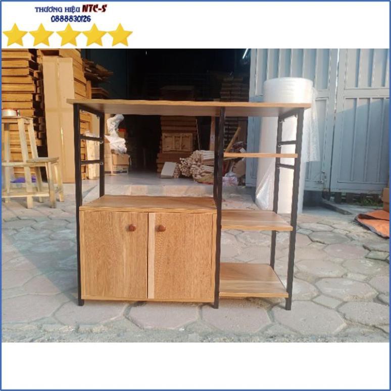 👉🆘FREESHIP👌 KỆ BẾP - KỆ ĐỂ LÒ VI SÓNG 4 NGĂN KÈM NGĂN KÉO