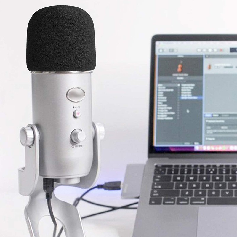 Set 2 tấm lọc bằng xốp chống gió cho micro thu âm Blue Yeti