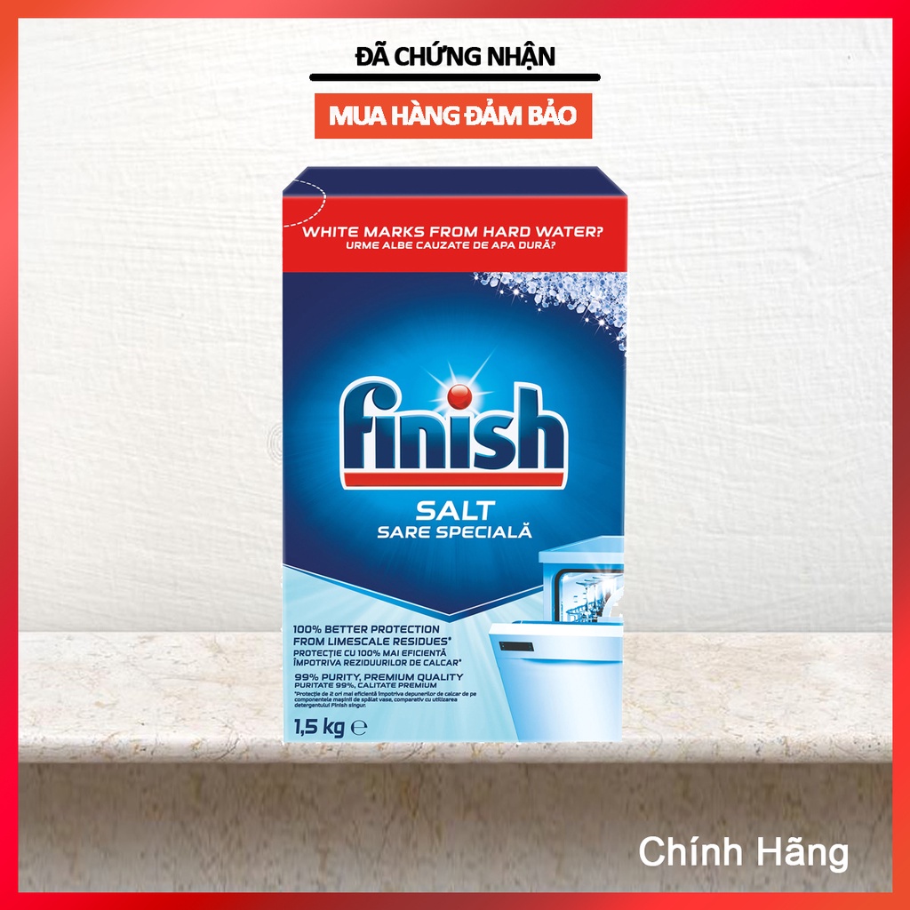 Muối rửa bát Finish dành cho máy rửa bát