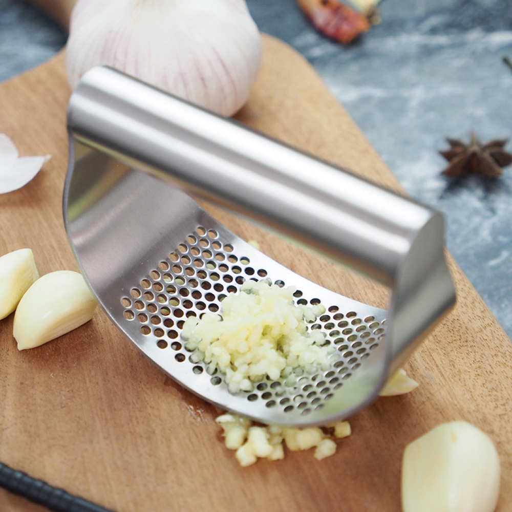 Dụng Cụ Nghiền Tỏi Bằng Thép Không Gỉ