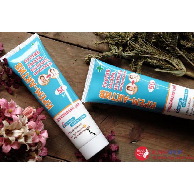 Kem chống nắng KPEM-aKTNB lên tone da với chỉ số SPF45 cho da khô [ cam kết chuẩn hàng của Nga]