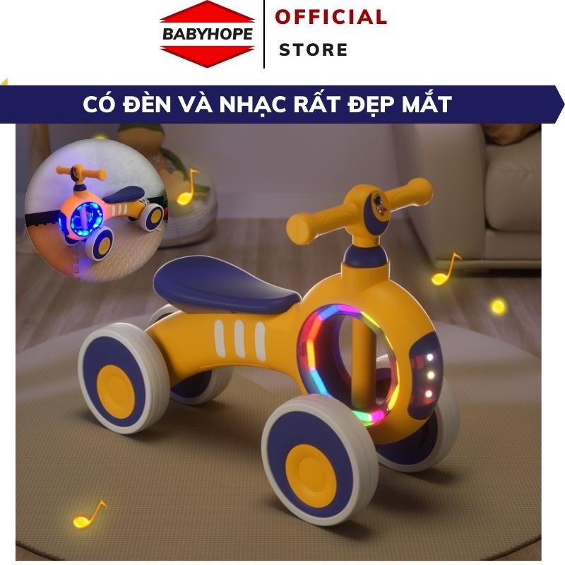 Xe chòi chân cho bé 1 2 3 tuổi tập đi giúp tự thăng bằng có nhạc đèn