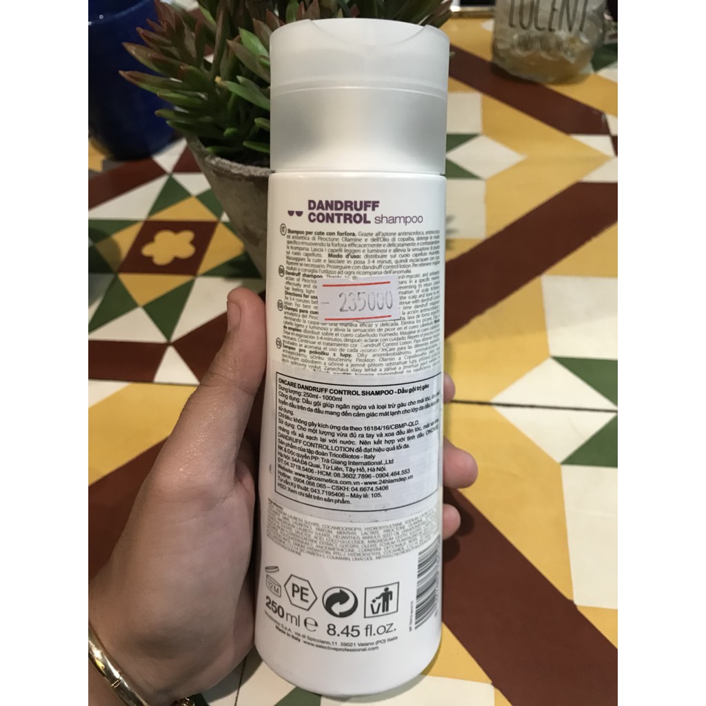 Dầu gội trị gàu SELECTIVE Dandruff Control Shampoo 250ml