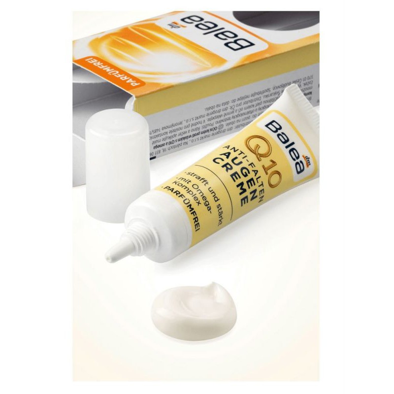 Kem Dưỡng Da Mắt Balea Q10 Chống Thâm Quầng Bọng Mắt, 15 ml