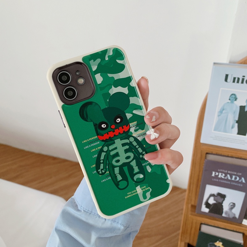 Vỏ điện thoại iPhone 12 8 7 Plus 11 Pro Xs Max X Xr Ống kính mạ điện có thể tháo rời chất lượng cao Bìa mềm