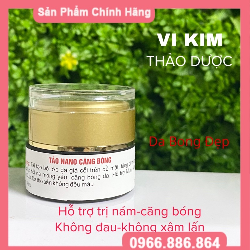 Tảo nano căng bóng (vi kim thảo dược mẫu mới) HÀNG CHUẨN