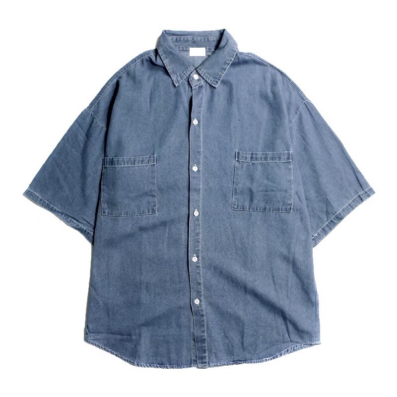 Sơ mi denim / sơ mi cho cả nam và nữ
