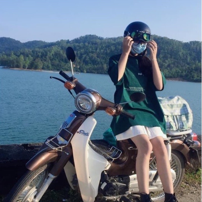 Áo Thun Xanh Lá Nam Nữ Sadluv Tay Lỡ Form Rộng Unisex