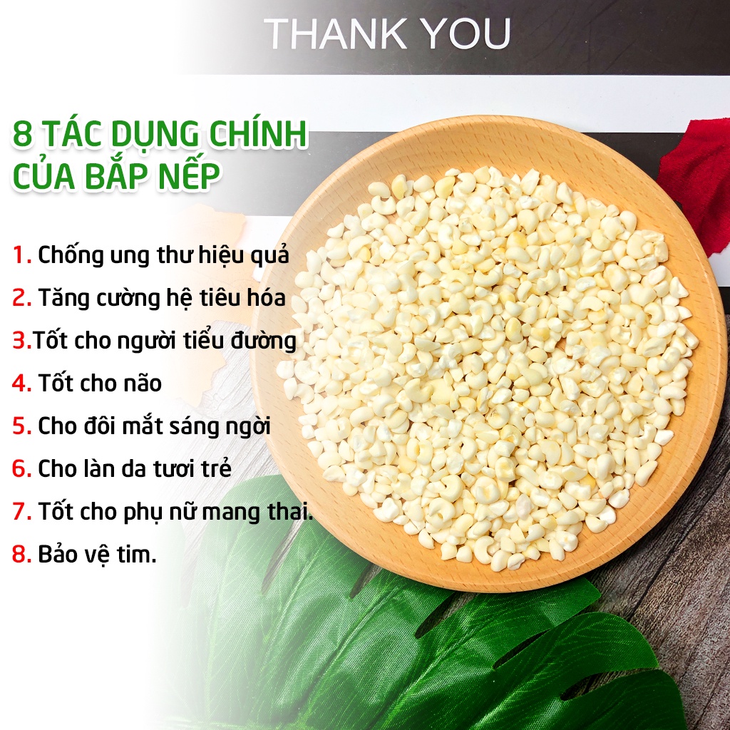 1 Kg Bắp Nếp Hạt Bể Khô Làm Xôi Bắp, Ngon Loại 1 | HANI FOOD