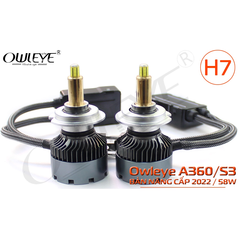 ĐÈN LED Ô TÔ OWLEYE A360/S3 58W – BẢN NÂNG CẤP 2022.