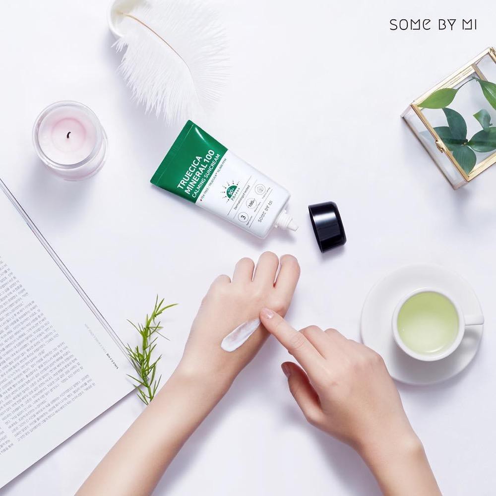Kem chống nắng Some By Mi truecica mineral 100 calming suncream SPF50+/PA+++ 1ml - 50ml NPP Shoptido | BigBuy360 - bigbuy360.vn