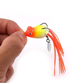 Mồi Câu Cá Hình Ếch Sấm Sét Mềm 3cm 4.2g