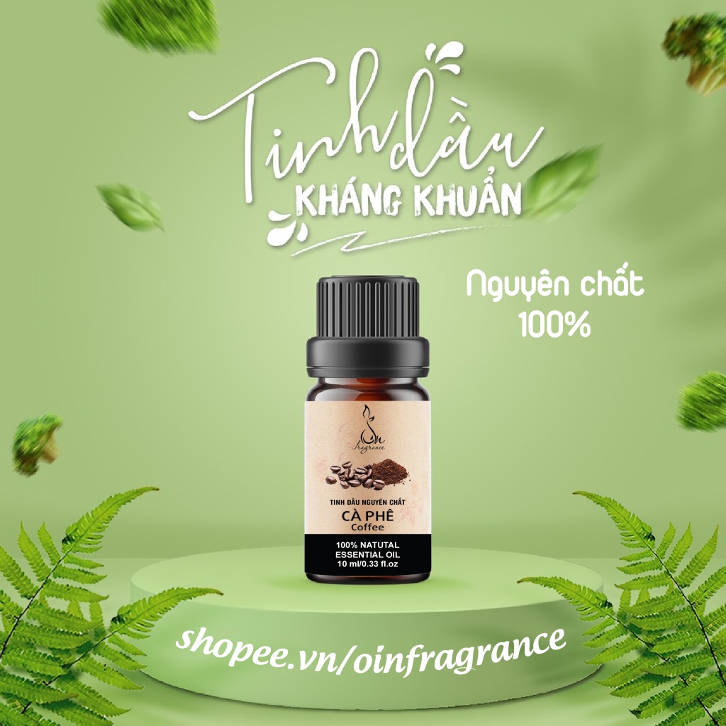 Tinh dầu xông 100% thiên nhiên có kiểm định an toàn chất lượng, hương thơm dịu nhẹ với nhiều lựa chọn