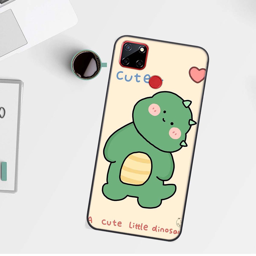 Ốp lưng Oppo REALME C12 in hình khủng long , gấu nâu xinh xắn, siêu cute  mà còn vô cùng RẺ -ĐẸP