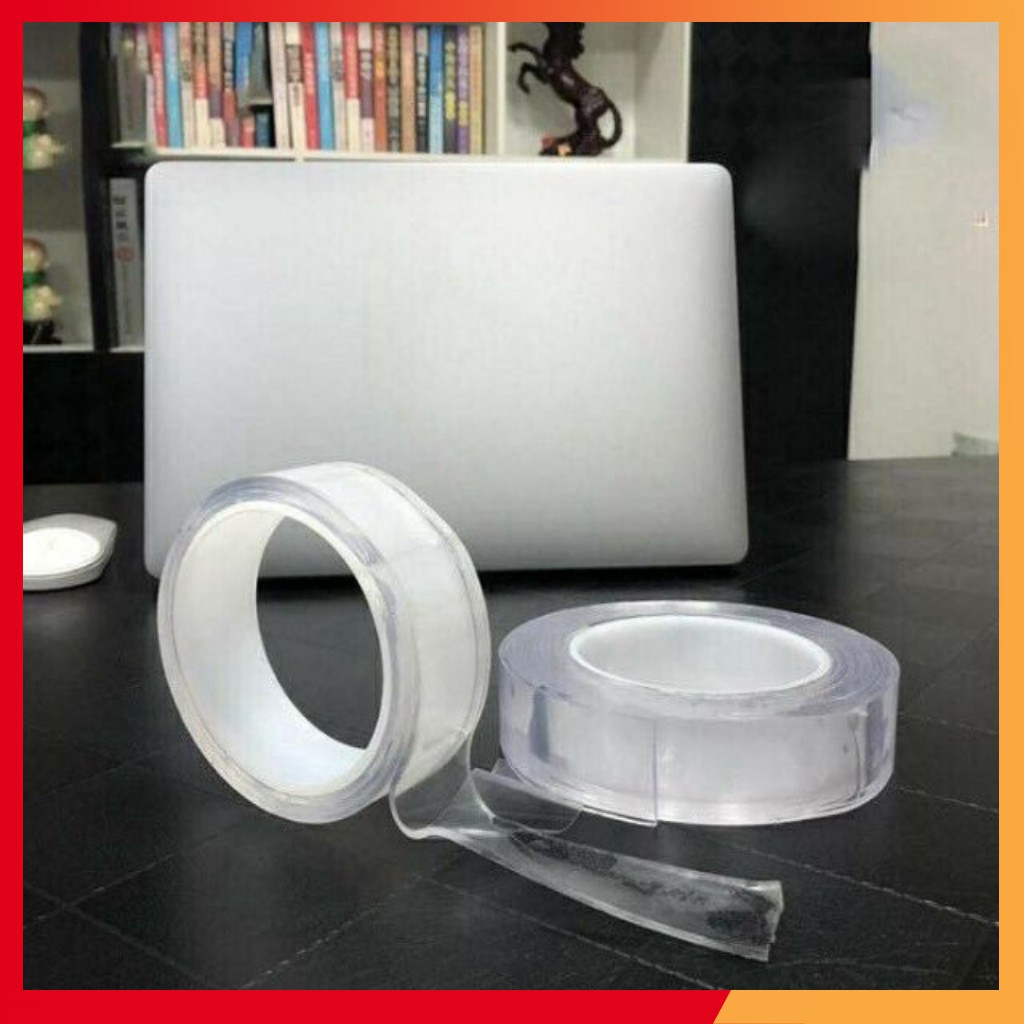 Băng Dính Siêu Dính Hai Mặt 3cm Trong Suốt CX