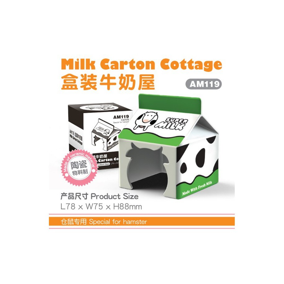 Nhà ngủ cho Hamster PETLINK-PH MILK CARTON HOUSE