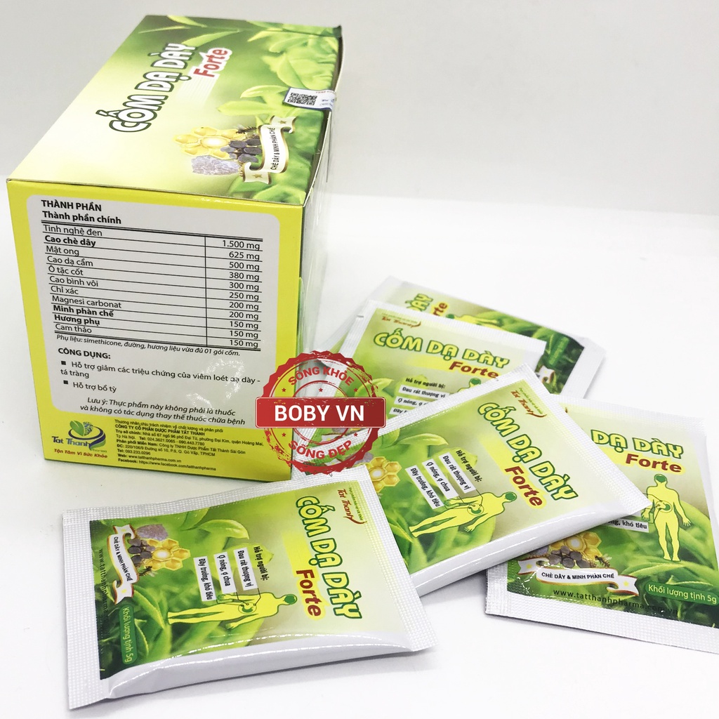 Cốm dạ dày Forte - Hỗ trợ người bị viêm loét dạ dày.